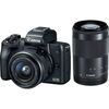 Canon EOS M50 Mirrorless Digital Camera with 15-45mm and 55-200mm Lenses (Black)