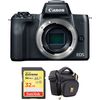 Canon EOS M50 with Memory Card Kit