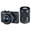 Canon EOS M100 Mirrorless Digital Camera with 15-45mm and 55-200mm Lenses (Black)