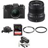 FUJIFILM X-T30 Mirrorless Digital Camera with 18-55mm and 50mm f/2 Lenses and Accessories Kit (Black)