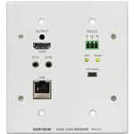 Shinybow SB-6351R HDBaseT Wall Plate Receiver with PoH Support (White)