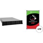 Synology RackStation RS3618xs 48TB 12-Bay NAS Enclosure Kit with Seagate NAS Drives (12 x 4TB)