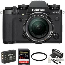 Top ponuda FUJIFILM X-T3 Mirrorless Digital Camera with 18-55mm Lens and Accessories Kit (Black) - LaptopPlaza uvoz i distribucija laptopova, projektora i druge IT opreme