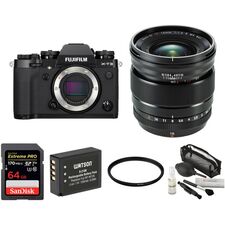 Top ponuda FUJIFILM X-T3 Mirrorless Digital Camera with 16mm f/1.4 Lens and Accessories Kit (Black) - LaptopPlaza uvoz i distribucija laptopova, projektora i druge IT opreme