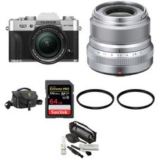 Top ponuda FUJIFILM X-T30 Mirrorless Digital Camera with 18-55mm and 23mm f/2 Lenses and Accessories Kit (Silver) - LaptopPlaza uvoz i distribucija laptopova, projektora i druge IT opreme