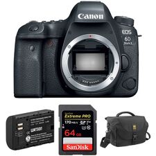 Canon EOS 6D Mark II DSLR Camera Body with Accessory Kit