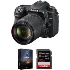 Nikon D7500 DSLR Camera with 18-140mm Lens and Software Kit