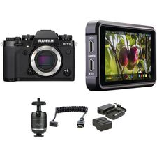 FUJIFILM X-T3 Mirrorless Digital Camera with Ninja V Kit (Black)