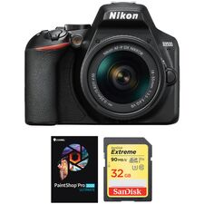 Nikon D3500 DSLR Camera with 18-55mm Lens and Accessories Kit