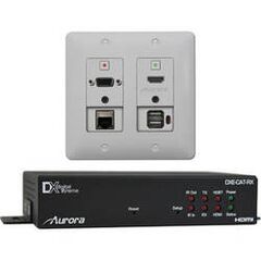 Top ponuda Aurora Multimedia 2 Input HDBaseT Wall Plate Bundle (Black) - LaptopPlaza uvoz i distribucija laptopova, projektora i druge IT opreme