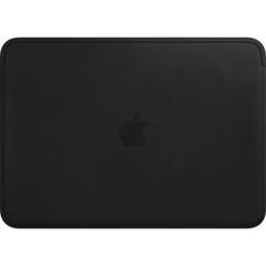 Apple Leather Sleeve for 12" MacBook (Black)