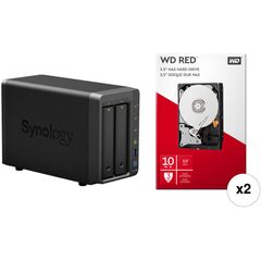 Synology DiskStation 40TB DS418play NAS Enclosure Kit with WD NAS Drives (4 x 10TB)