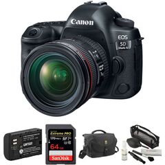 Top ponuda Canon EOS 5D Mark IV DSLR Camera with 24-70mm f/4L Lens and Accessory Kit - LaptopPlaza uvoz i distribucija laptopova, projektora i druge IT opreme