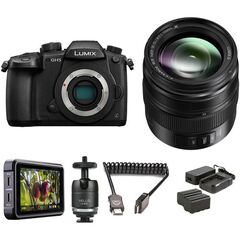 Panasonic Lumix DC-GH5 Mirrorless Micro Four Thirds Digital Camera with 12-35mm Lens and Ninja V Kit