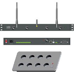 Revolabs Solo Executive 4-Channel Wireless Bundle System without Microphones (1-Year Silver revoCARE Plan)