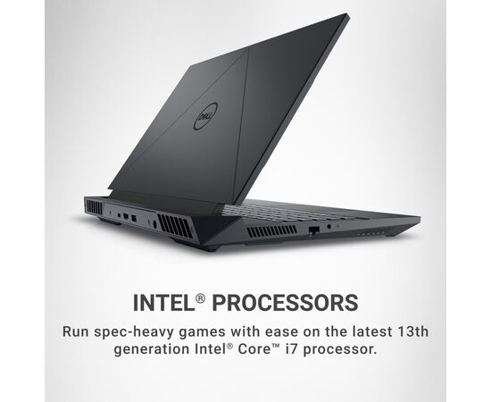 Dell G15 15.6" FHD 120Hz Gaming Laptop - Intel Core i7 16GB Memory - NVIDIA GeForce RTX 4060 - 1TB SSD - Dark Shadow Gray w/ Black Thermal Shelf, 2 image