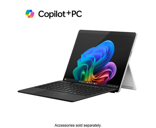 Microsoft - Surface Pro - Copilot+ PC - 13” - Snapdragon X Plus 16GB 256GB, Ram: 16GB, Display Type : LCD, Velicina hard diska: 256GB, Color: Platinum, Tip procesora: Snapdragon X Plus 10-Core, 2 image