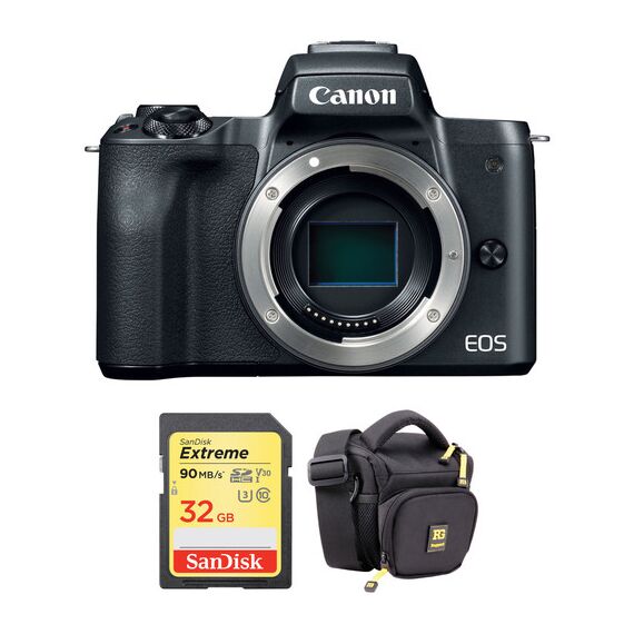 Canon EOS M50 with Memory Card Kit