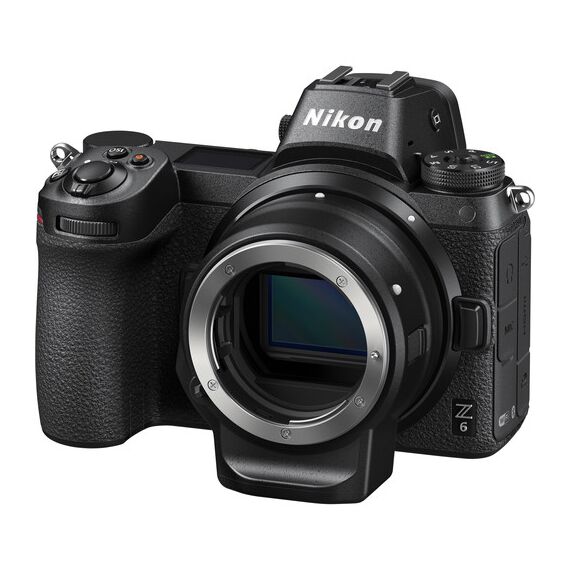 Nikon Z 6 Mirrorless Digital Camera with FTZ Mount Adapter Kit