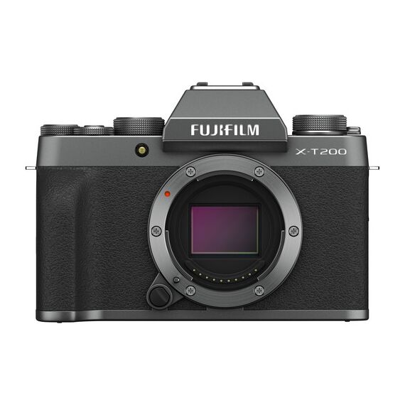 FUJIFILM X-T200 Mirrorless Digital Camera (Body Only, Dark Silver)