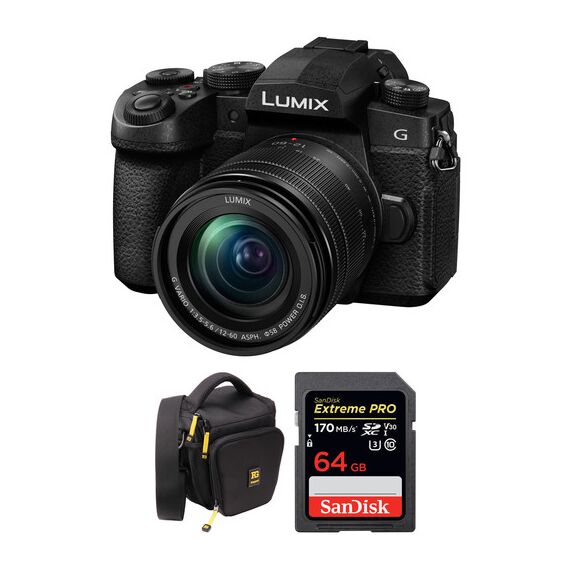 Panasonic Lumix DC-G95 Mirrorless Digital Camera with 12-60mm Lens and Accessories Kit