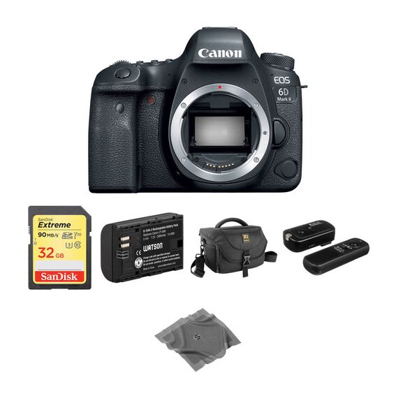 Canon EOS 6D Mark II DSLR Camera Body Basic Kit