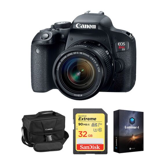 Canon EOS Rebel T7i DSLR Camera with 18-55mm Lens and Accessory Kit