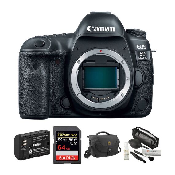 Canon EOS 5D Mark IV DSLR Camera with Canon Log and Accessory Kit