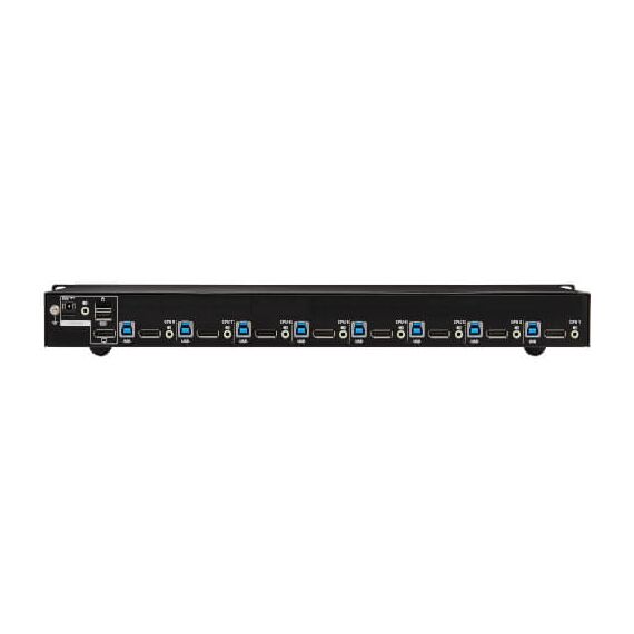 Tripp Lite 8-Port DisplayPort/USB KVM Switch with Audio/Video and USB Peripheral Sharing, 4K 60 Hz, 1U Rack-Mount, 2 image