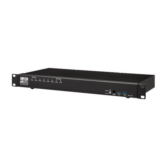 Tripp Lite 8-Port DisplayPort/USB KVM Switch with Audio/Video and USB Peripheral Sharing, 4K 60 Hz, 1U Rack-Mount, 4 image