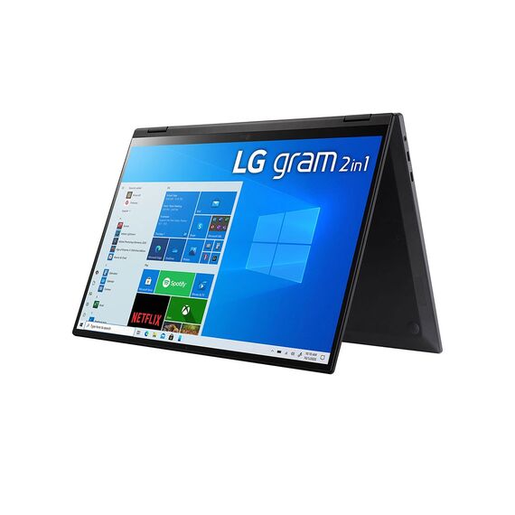 LG 16” Black 16:10 WQXGA 2-in-1 touch gram Laptop with Windows 10 Pro, 16GB RAM, 1TB SSD, 11th Gen Intel® Quad Core™ i7 Processor, Intel® Evo™ Platform & Thunderbolt™ 4, 4 image