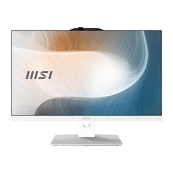 MSI 23.8" Modern AM242TP 11M Multi-Touch All-in-One Desktop Computer (White), 2 image