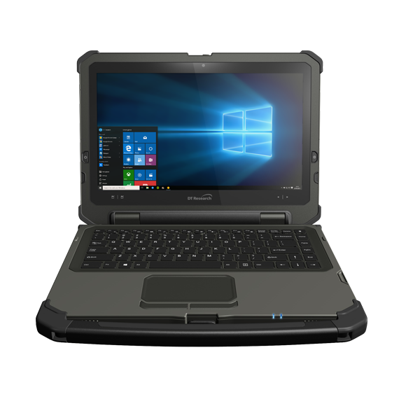 DT RESEARCH ​LT330 13.3" Rugged Laptop with Intel 10TH Generation Core i7 processor 8GB RAM Removable 256GB SSD