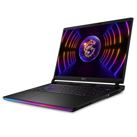 MSI - Raider GE78 HX 17" QHD+ Gaming Laptop - Intel Core i9-13980HX with 64GB Memory - NVIDIA GeForce RTX 4080 - 2TB SSD - Dark Gray, 3 image