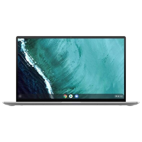 ASUS - Flip C434TA 2-in-1 14" Touch-Screen Chromebook - Intel Core m3 - 4GB Memory - 64GB eMMC Flash Memory - Spangle Silver