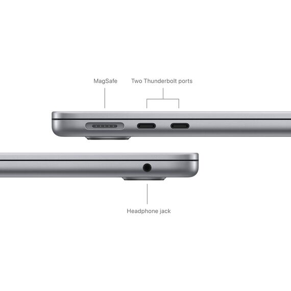 Top ponuda Apple 13" MacBook Air 16GB 512GB (M3, Space Gray), 6 image - LaptopPlaza uvoz i distribucija laptopova, projektora i druge IT opreme