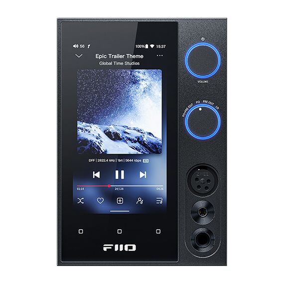 FiiO R7 All-in-One Desktop Hi-Fi Streaming Player & Amplifier (Black)