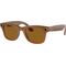 Ray-Ban Meta - Wayfarer (Standard) Smart Bluetooth Audio Glasses - Shiny Caramel Transparent, Polarized Brown