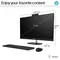 HP - 27" Touch-Screen All-in-One with Adjustable Height - AMD Ryzen 7 - 16GB Memory - 1TB SSD - Jet Black, 3 image